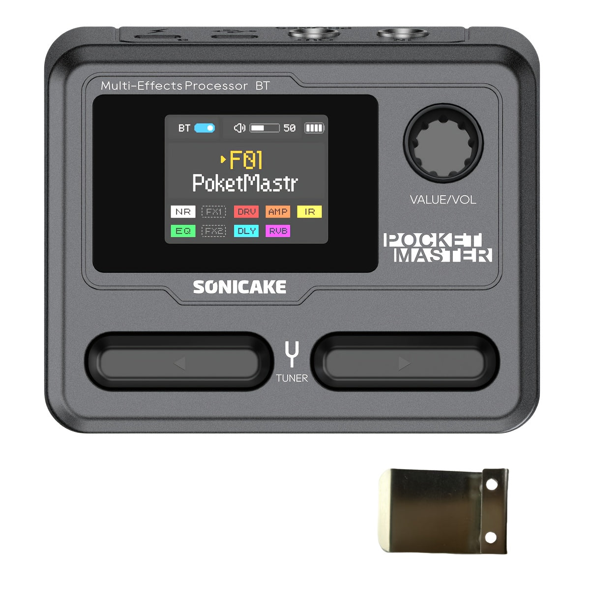 Guitar Multi-Effects Processor, USB-C, USB, SONICAKE for Guitar Or Bass Tone Shaping