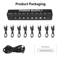 Guitar Pedal Power Supply, Portable, USB-C, USB, Effects for Powering Guitar Effects