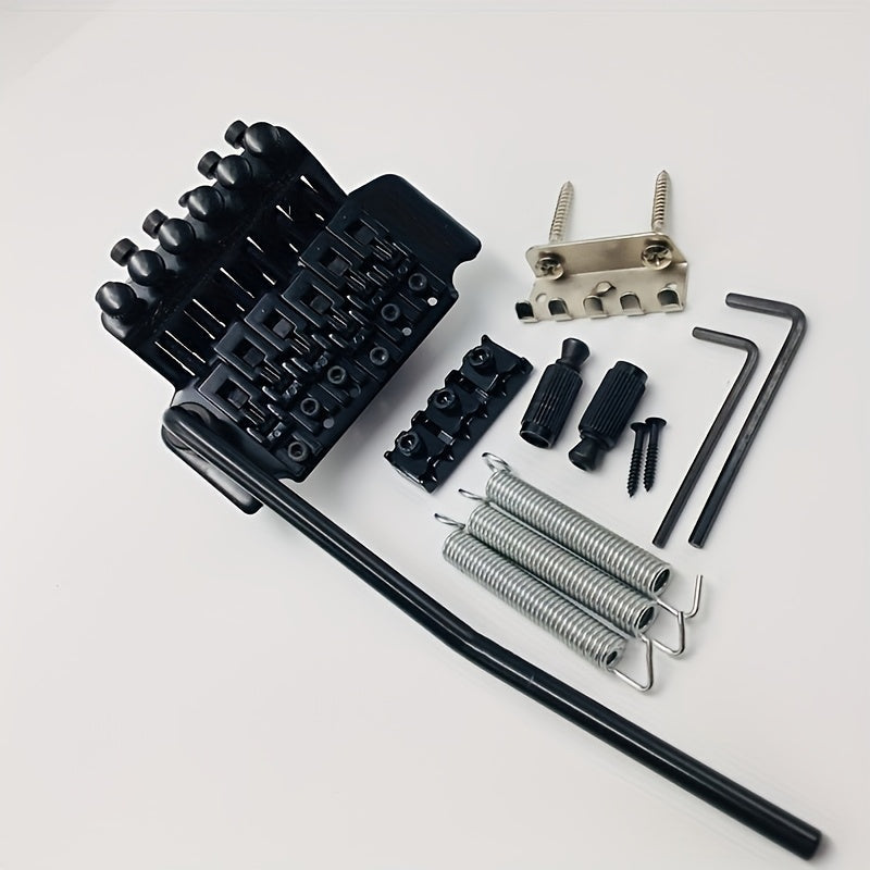Guitar Replacement Part Double-Locking Tremolo Bridge Set, 10.8mm Spacing and 43mm Nut for Guitar Service