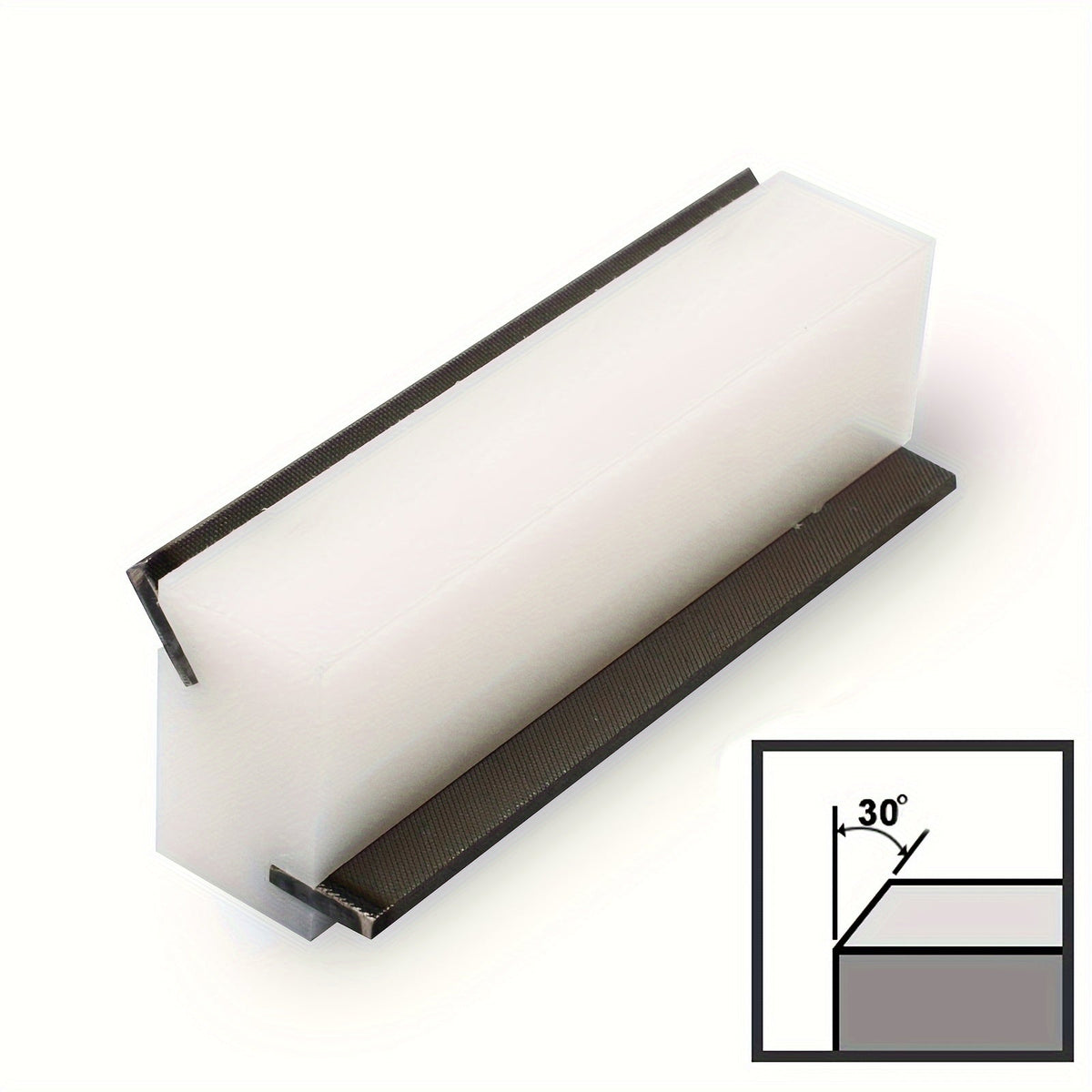 Guitar Replacement Part 2-in-1 Steel Fret Crowning and Bevel File in 30- or 45-Degree Models