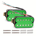 Guitar Replacement Part Humbucker Neck-and-Bridge Pickup Pair in Four Retained Color Options