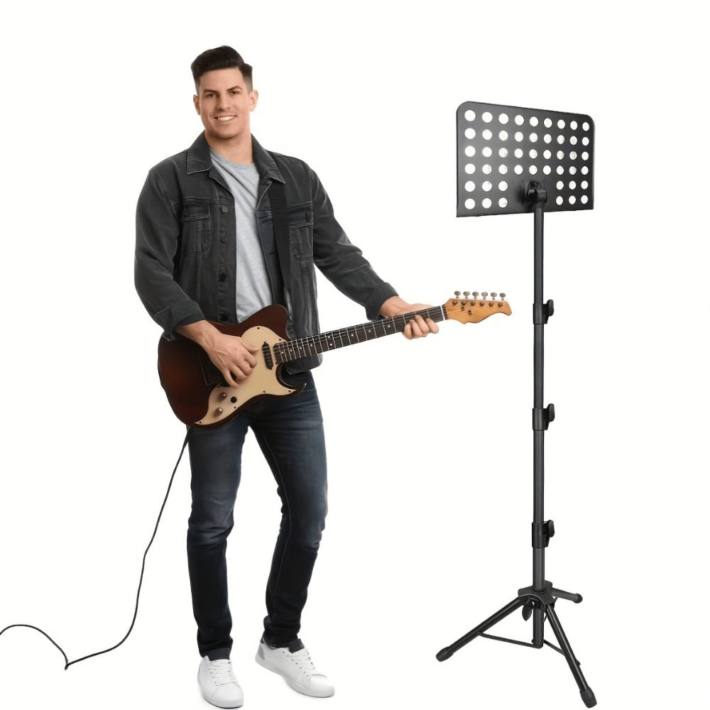 Guitar Stand, 1 Pack, Foldable, Adjustable, Music, Heightened for Holding And Displaying detail image - detail view 4