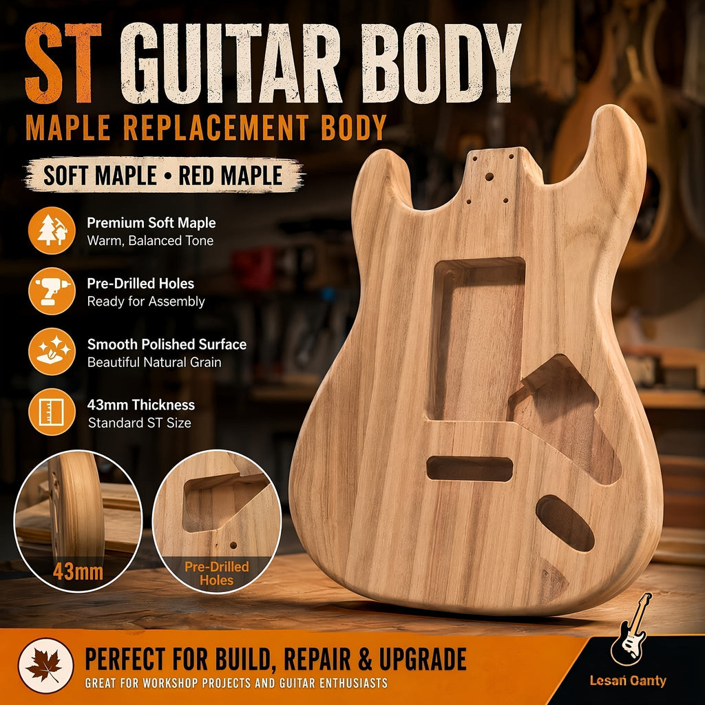 Guitar Stand, 43mm, Solid, Maple, Electric for Holding And Displaying Guitars