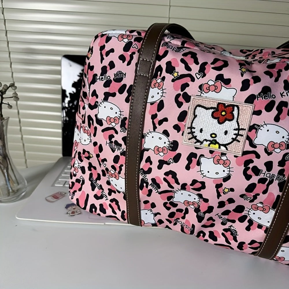 Pink Gym Duffel Bag for Gym Sessions, Work, Weekend Trips and Everyday Travel Organization