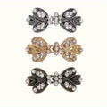 Hair Clips for Women – Sweater Clips 3pcs Rhinestone Vortex – Elegant Cardigan Shawl Cloak Clip Set, Vintage