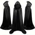 Halloween Costumes – Halloween Cape Cloak for Adults 59 Inch Gothic Death Costume Robe | Vampire Grim Reaper
