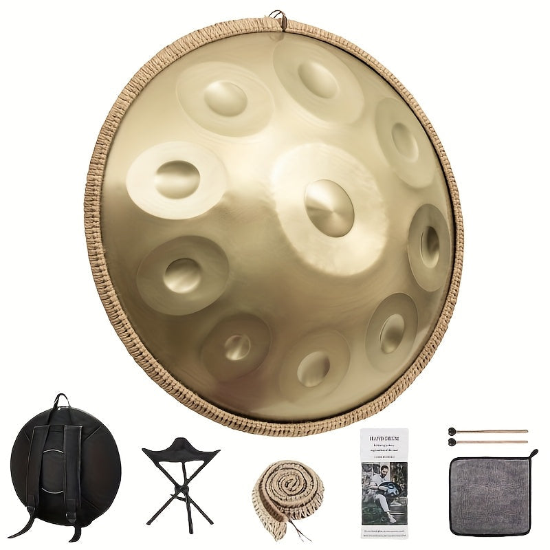 Hand Drum, 440Hz, 22 Inch, Notes, Handpan for Rhythm Practice