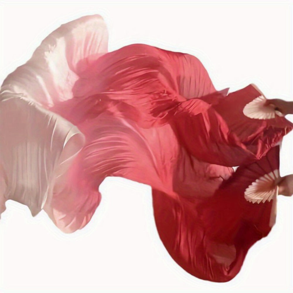 Hand Fan - Folding Set of 2 - 4 Colors Available, Portable for Dance Events Raves - product detail view 6