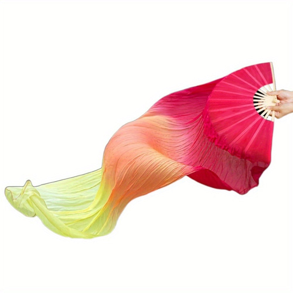 Hand Fans - Folding Dance 2 Pack - Women's for Carnival Performance Summer, 4 Colors - product detail view 19