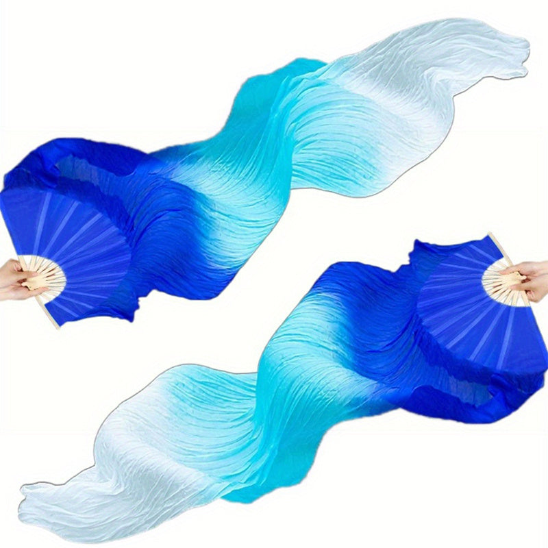 Hand Fans - Folding Dance 2 Pack - Women's for Carnival Performance Summer, 4 Colors - product detail view 24