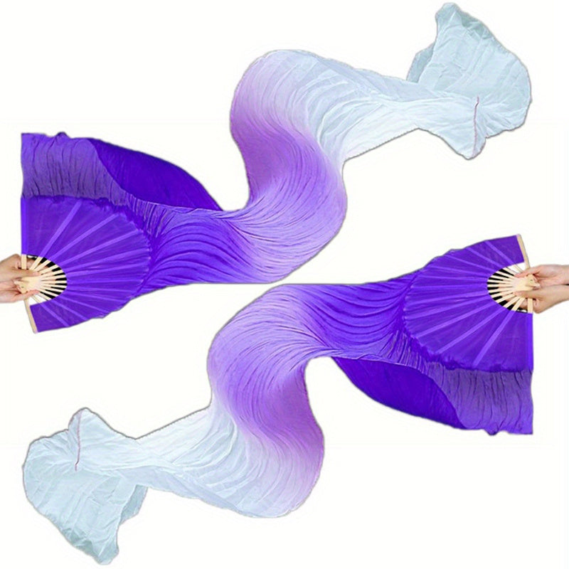 Hand Fans - Folding Dance 2 Pack - Women's for Carnival Performance Summer, 4 Colors - product detail view 25