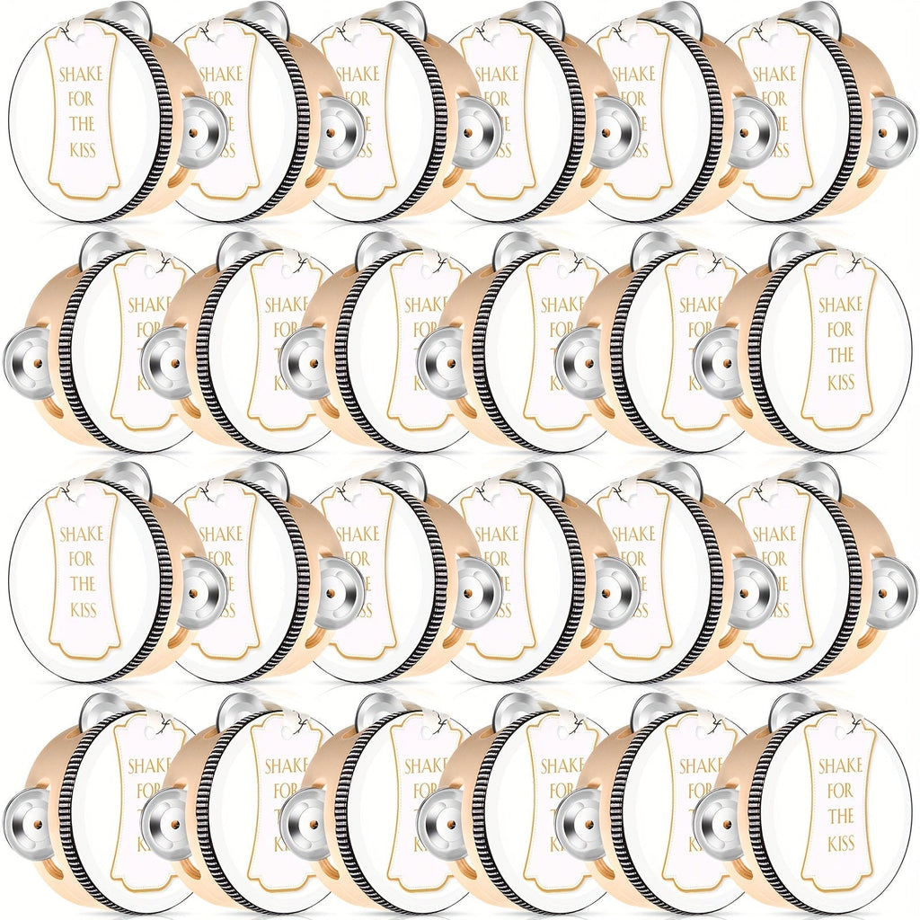 Handheld Tambourine, 4 Inch, Set, Inch, Adults for Rhythm Practice