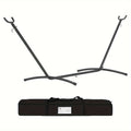 Heavy-Duty Metal Hammock Stand with Multiple Color Options for Patio