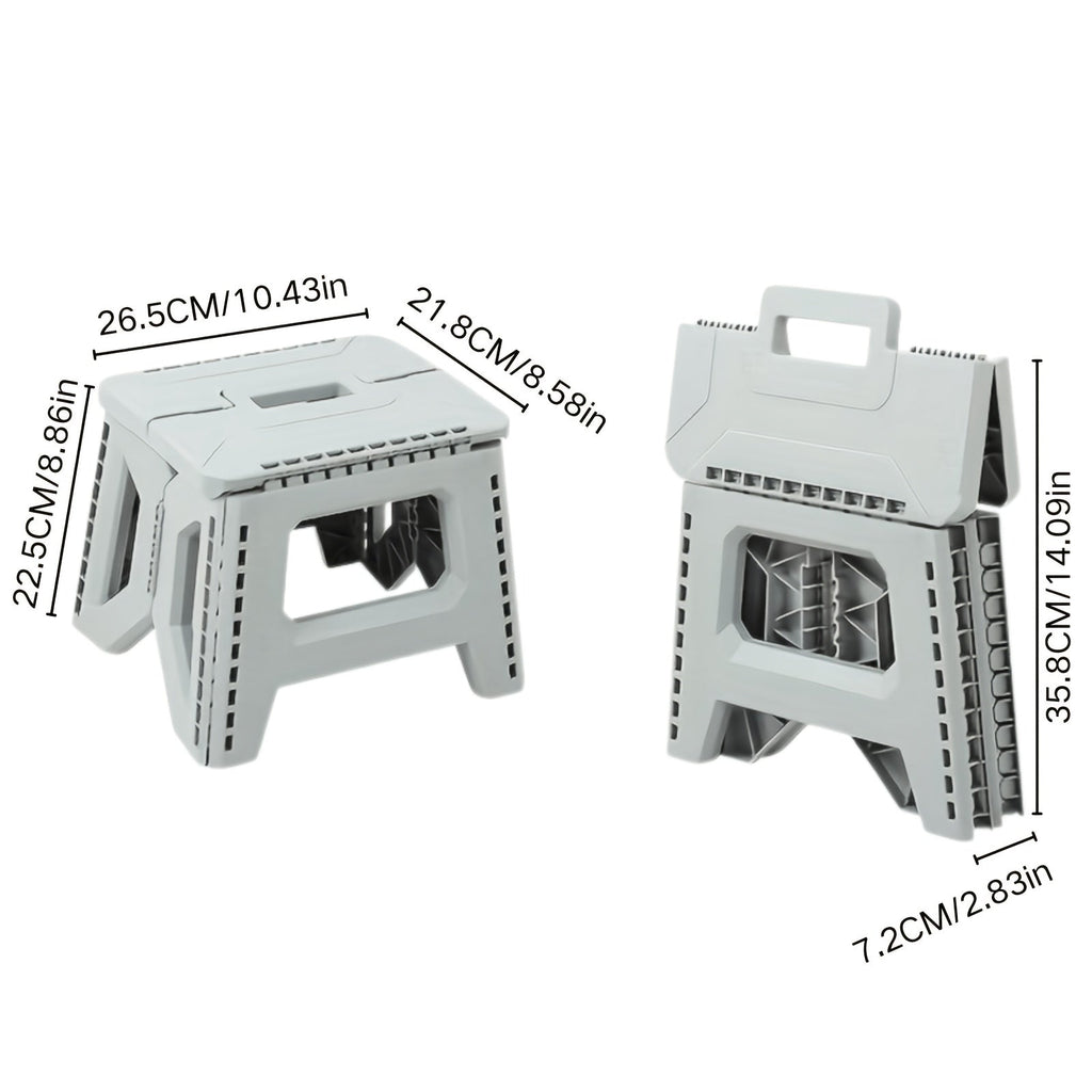 Folding Stool shown in the Gray option