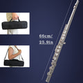 HOGSN 16-Hole Concert Flute in C with Hard Case and Cleaning Kit