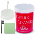 Jewelry Cleaner – Solution 8 fl oz – Gold, Silver & Platinum Dip with Cleaning Brush, Strainer Basket