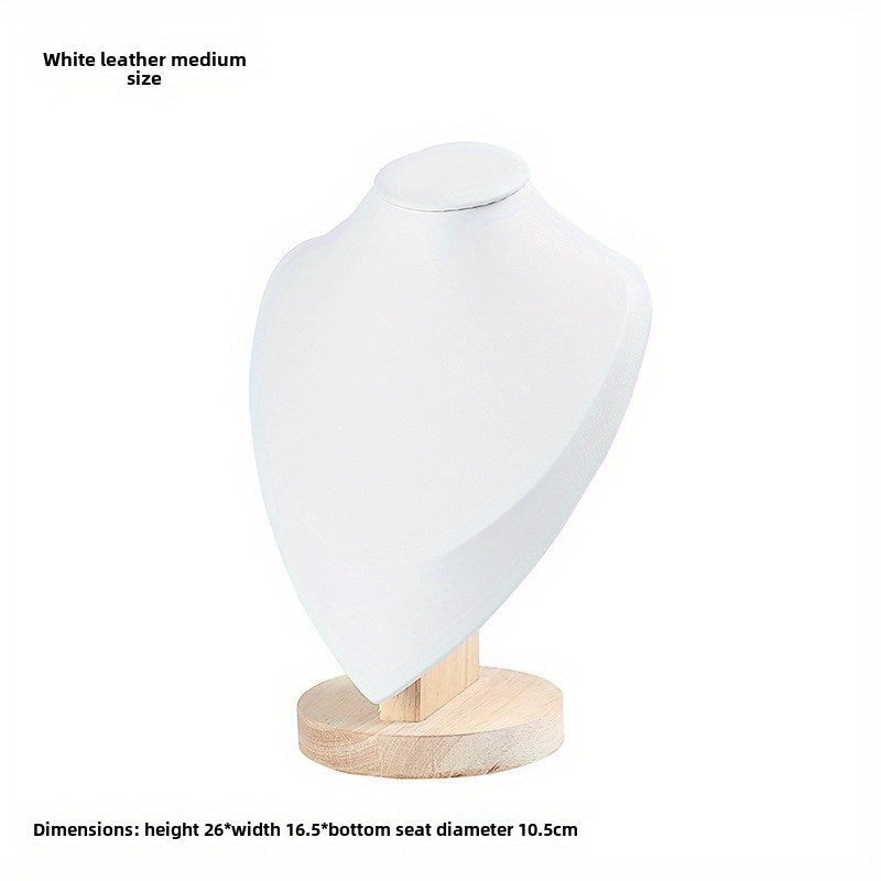 Jewelry Display Stand - Mannequin Neck Portrait Necklace Holder for Home, Boutique & Trade Show - product detail view 26