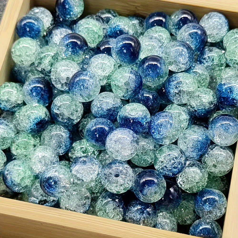 Jewelry Making Beads - Crackle Stone 399 Pcs Set 10mm Assorted Multicolor Round for , Bracelets - product detail view 12