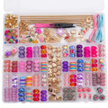 305-Piece Charm Bracelet Making Kit with Gold- or Silver-Tone Jewelry Findings and DIY Supplies