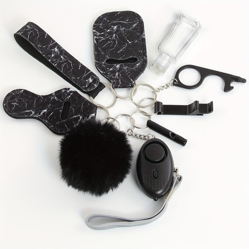 Keychain - Personal Alarm Set 130dB Emergency Siren 10-Piece Women's Self Defense - product detail view 12