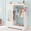Kids Armoire with Open Shelves for Practical Everyday Home Use in Kids' Room