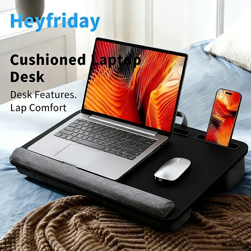 Lap Desk with Tablet Slot for Work, Display, and Everyday Use in Home Office
