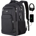 Laptop Backpack for 15.6-Inch Devices with USB Port, Tablet Sleeve and Nine Color Options for School Travel