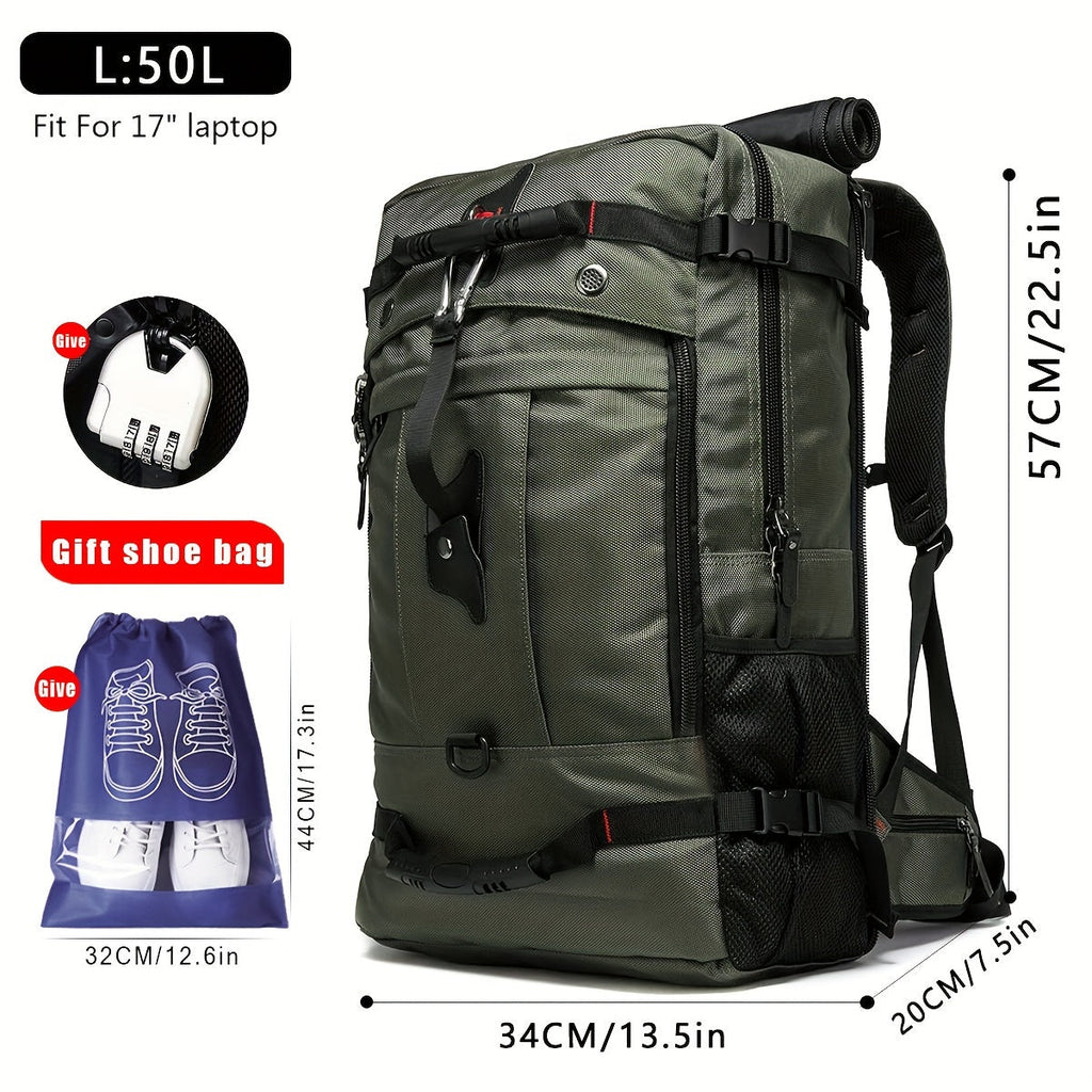 Laptop Backpack – 17.3 Inch, Combination Lock, for Travel & School – detail view 22