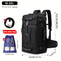 Laptop Backpack for 17.3-Inch Devices with Combination Lock, Tablet Sleeve and Shoe Bag for Organized Travel