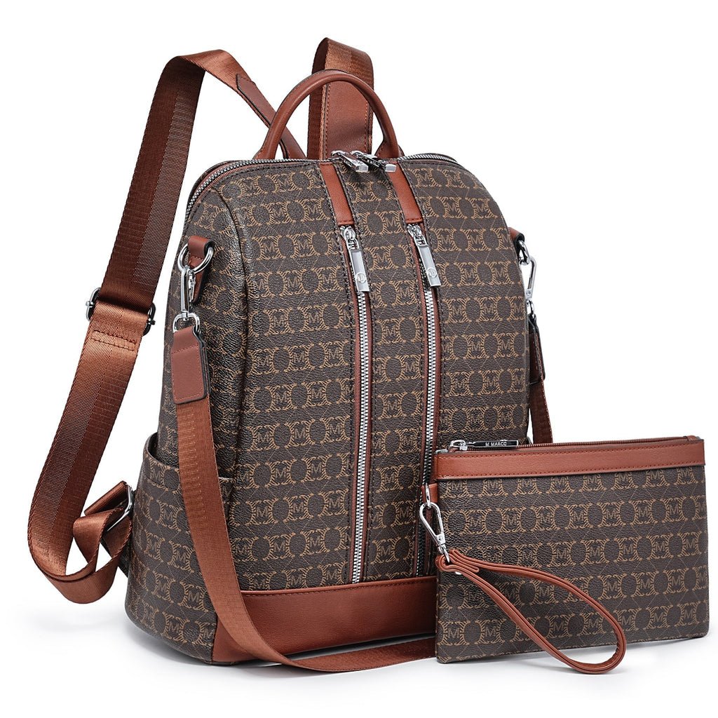 Laptop Backpack – 2 Piece, 10 Colors, Vegan Leather, Anti-Theft – detail view 51