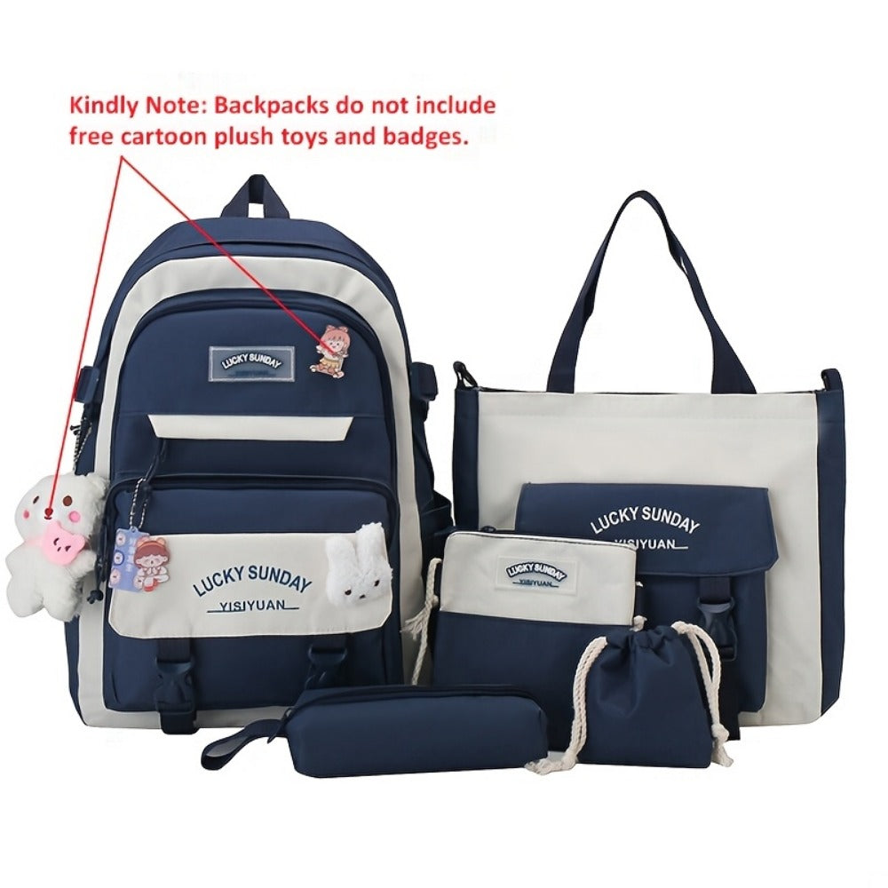 Laptop Backpack – 5-Piece, Anti-Theft, Large Capacity, Lightweight – detail view 13