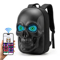 Laptop Backpack with Programmable 3D LED Eyes, Hard Shell and Large Tech Storage for Commuting, Work and Travel
