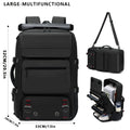 Laptop Backpack with Three-Way Convertible Carry, Padded Sleeve and Separate Shoe Compartment