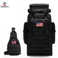 Laptop Backpack Men's Tactical Multi-Pocket Rucksack with Large Capacity& 7 Colorways for Hiking