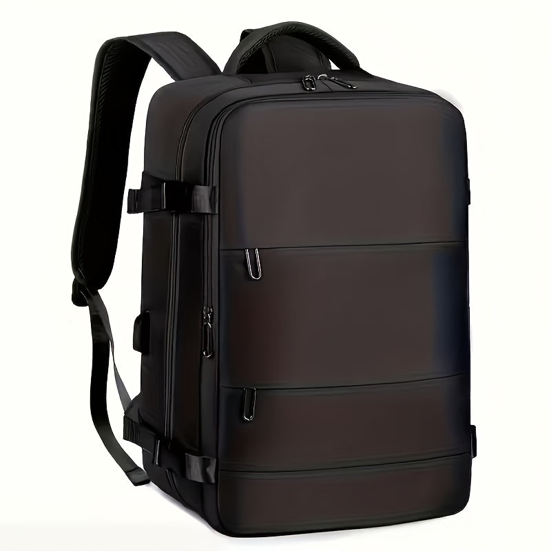 Laptop Backpack with Clamshell Travel Storage, Multi-Compartment Interior and Three Soft Color Options