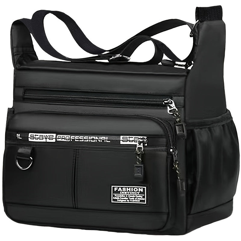 Laptop Backpack Nylon Crossbody Convertible Bag with Multi-Pockets & 4 Colors for Daily Use