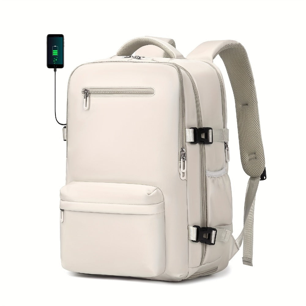 Laptop Backpack – 8 Colors, Nylon, USB Charging, for Travel & Work – detail view 24