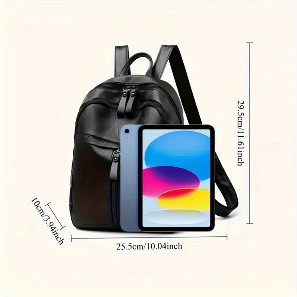 Laptop Backpack – Polyester, Anti-Theft, Large Capacity, for Travel & Work – detail view 6