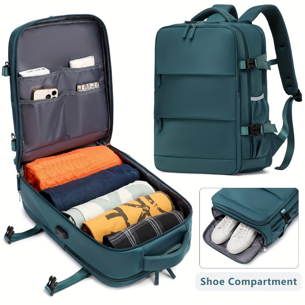 Laptop Backpack – for Travel, Carry On Airline Approved Laptop – front view