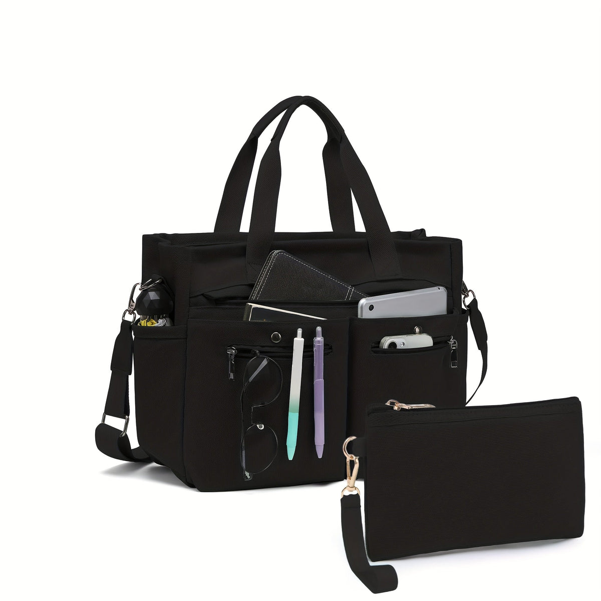 Laptop Bag – 2 Piece, Canvas, for Travel & Work – detail view 43