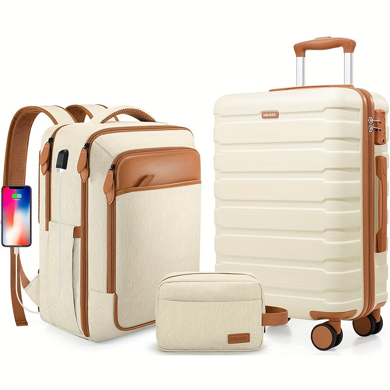 Laptop Bag – 3 Piece, Hardshell, TSA Lock, Spinner Wheels – detail view 21