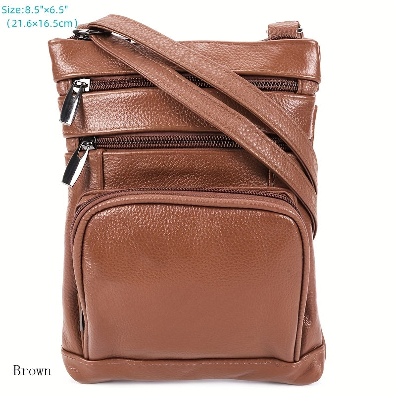 Laptop Bag – Genuine Leather, Adjustable Strap – detail view 6