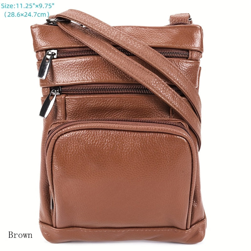 Laptop Bag – Genuine Leather, Adjustable Strap – detail view 7