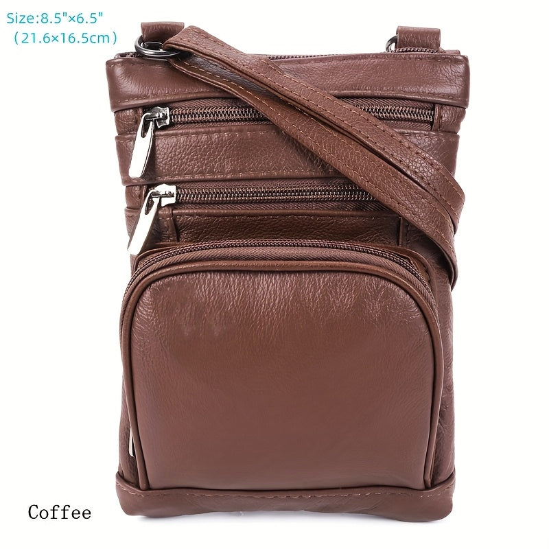 Laptop Bag – Genuine Leather, Adjustable Strap – detail view 15
