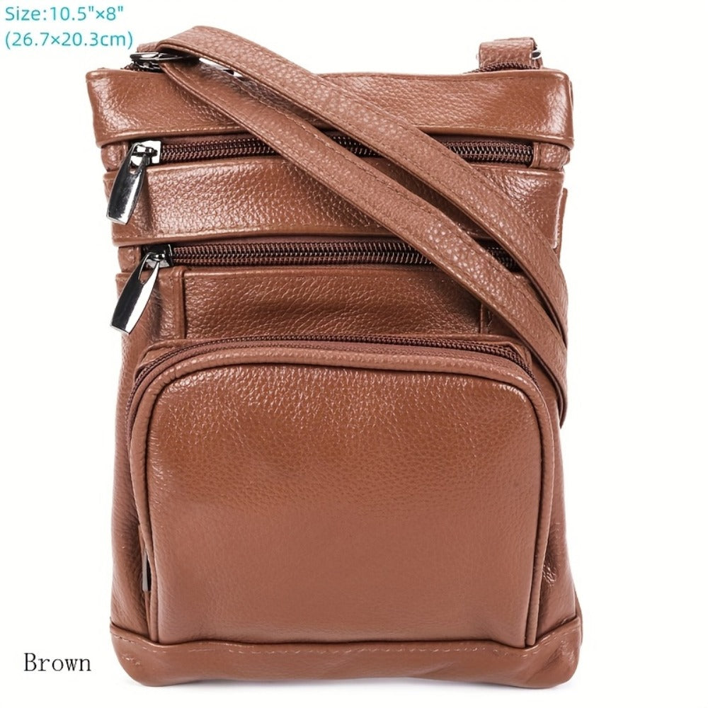 Laptop Bag – Genuine Leather, Adjustable Strap – detail view 34