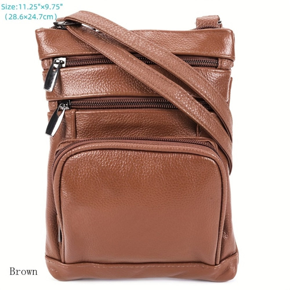 Laptop Bag – Genuine Leather, Adjustable Strap – detail view 35