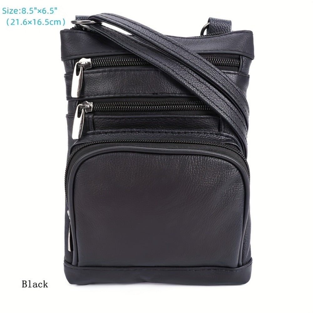Laptop Bag – Genuine Leather, Adjustable Strap – detail view 26