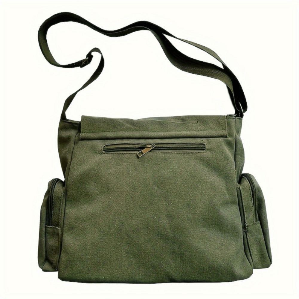 Laptop Bag – for Travel & Everyday Use, Spacious Vintage Flip Top Messenger – detail view 3