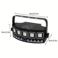 Five-Panel RGB Strobe Stage Light with USB Power, IR Remote and One- or Two-Piece Package Options