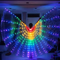 Light Up Costume Accessories – LED Light Up Wings and Cape Set – Glowing Butterfly Angel Wings with Colorful